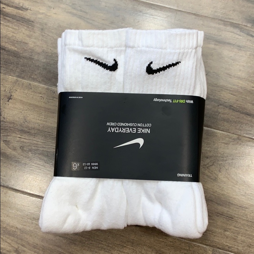 NIKE EVERYDAY COTTON CUSHIONED CREW MEN’S SOCKS - Picture 6 of 16
